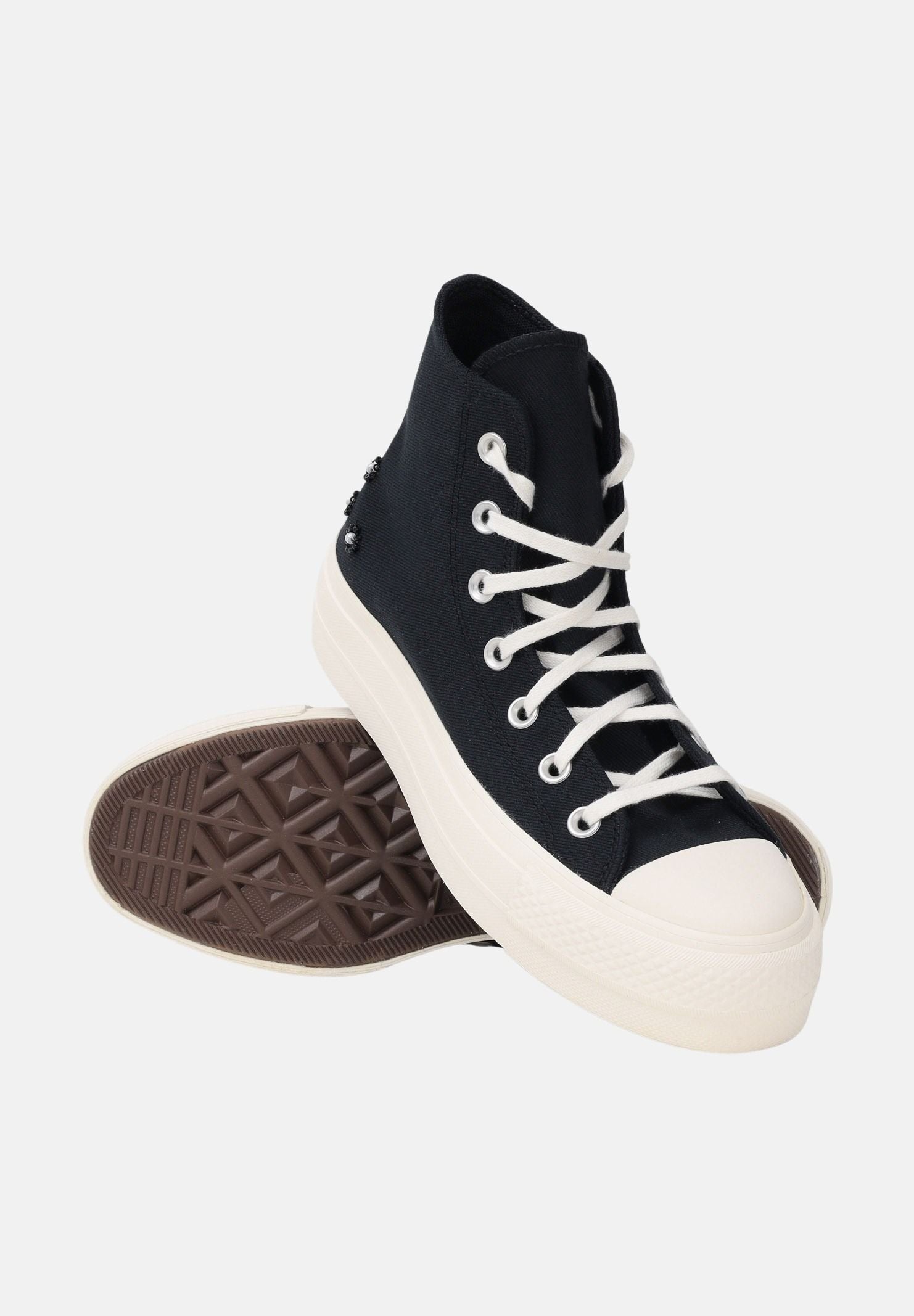 CONVERSE Sneakers Chuck Taylor All Star Lift Platform nere da donna A17787C . CONVERSE 