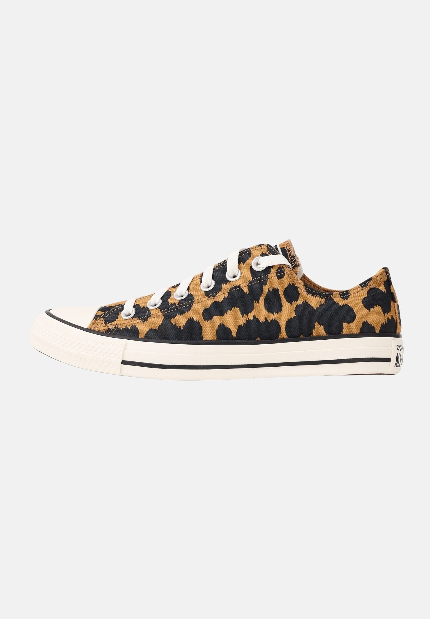 CONVERSE Sneakers Chuck Taylor All Star Cow Print beige da donna A17920C . CONVERSE 