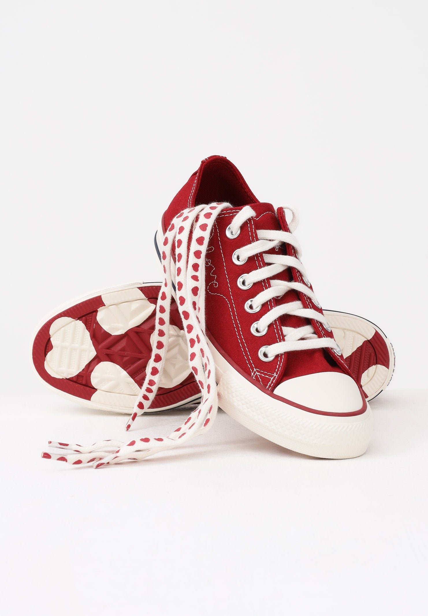 CONVERSE Sneakers Chuck Taylor All Star Valentine's Day bordeaux da donna A19057C . CONVERSE 