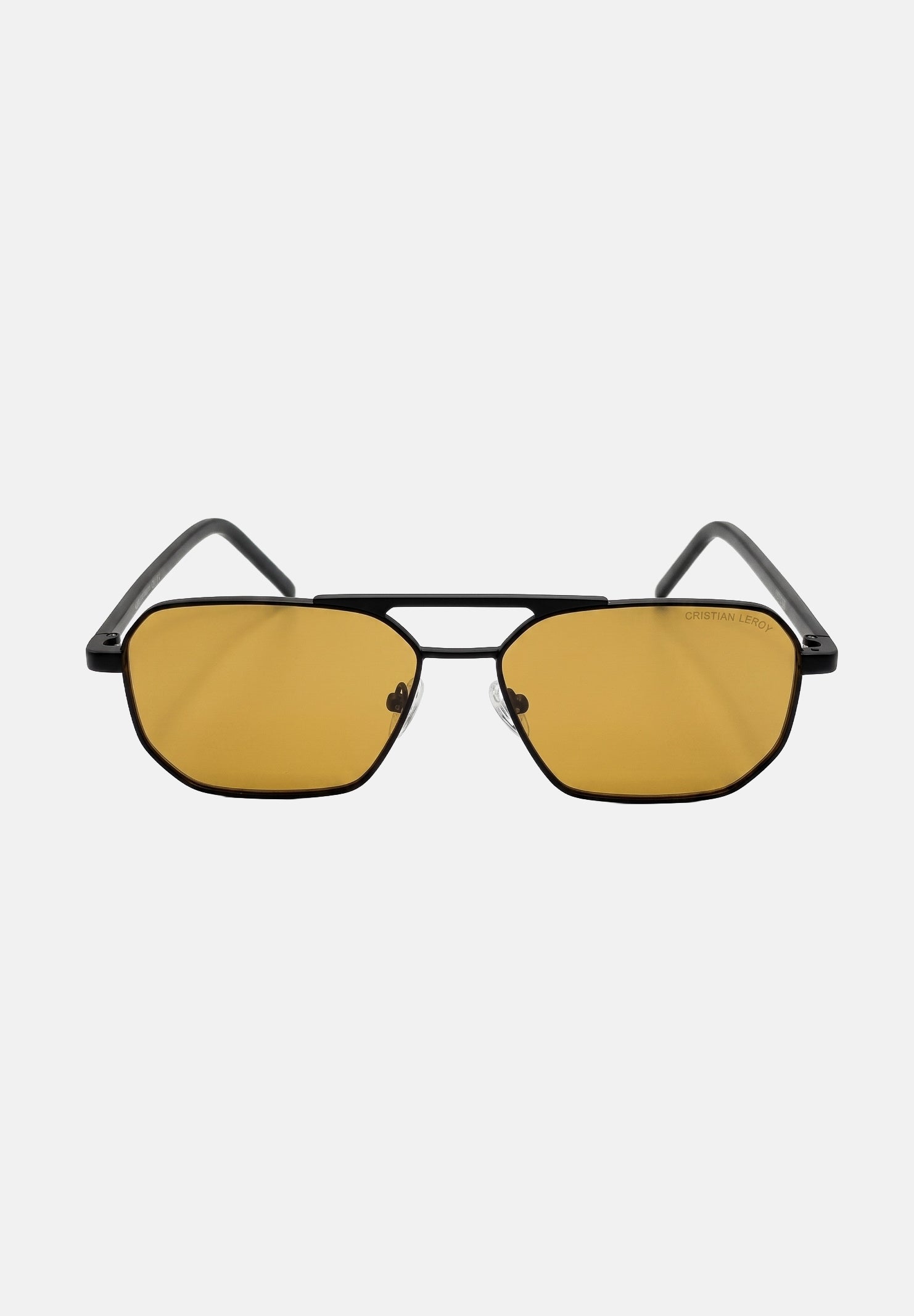 CRISTIAN LEROY occhiali da sole con lenti ambra in colore giallo da uomo e donna S015032 C3 CRISTIAN LEROY 