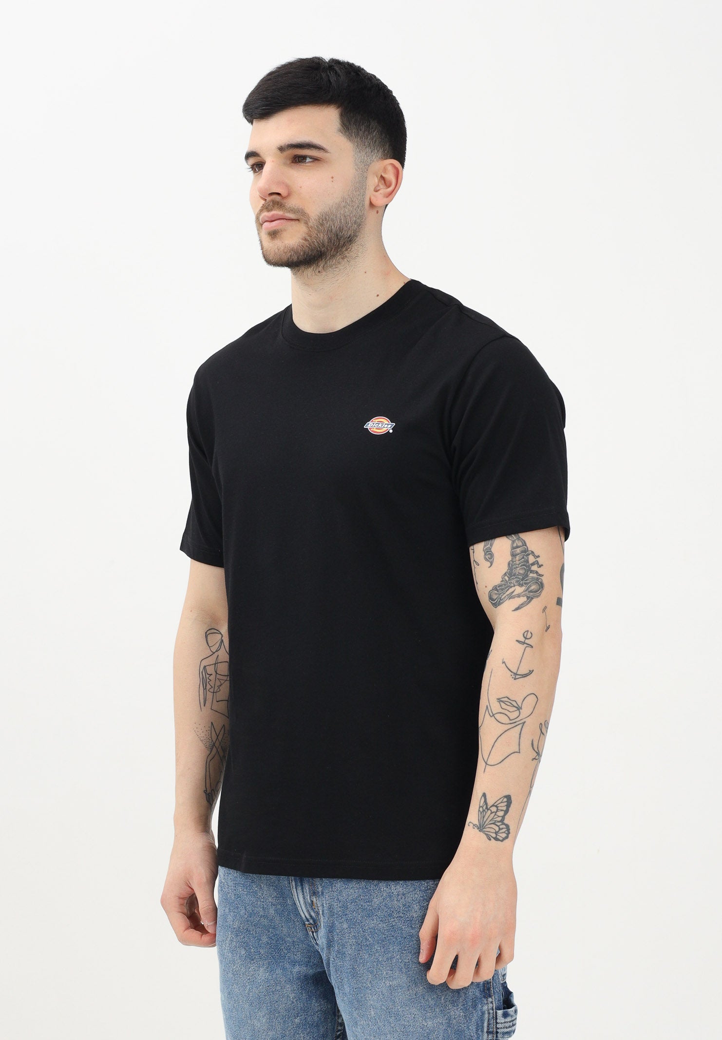 DICKIES T-shirt a manica corta Mapleton nera da uomo DK0A4XDBBLK1 . DIckies 