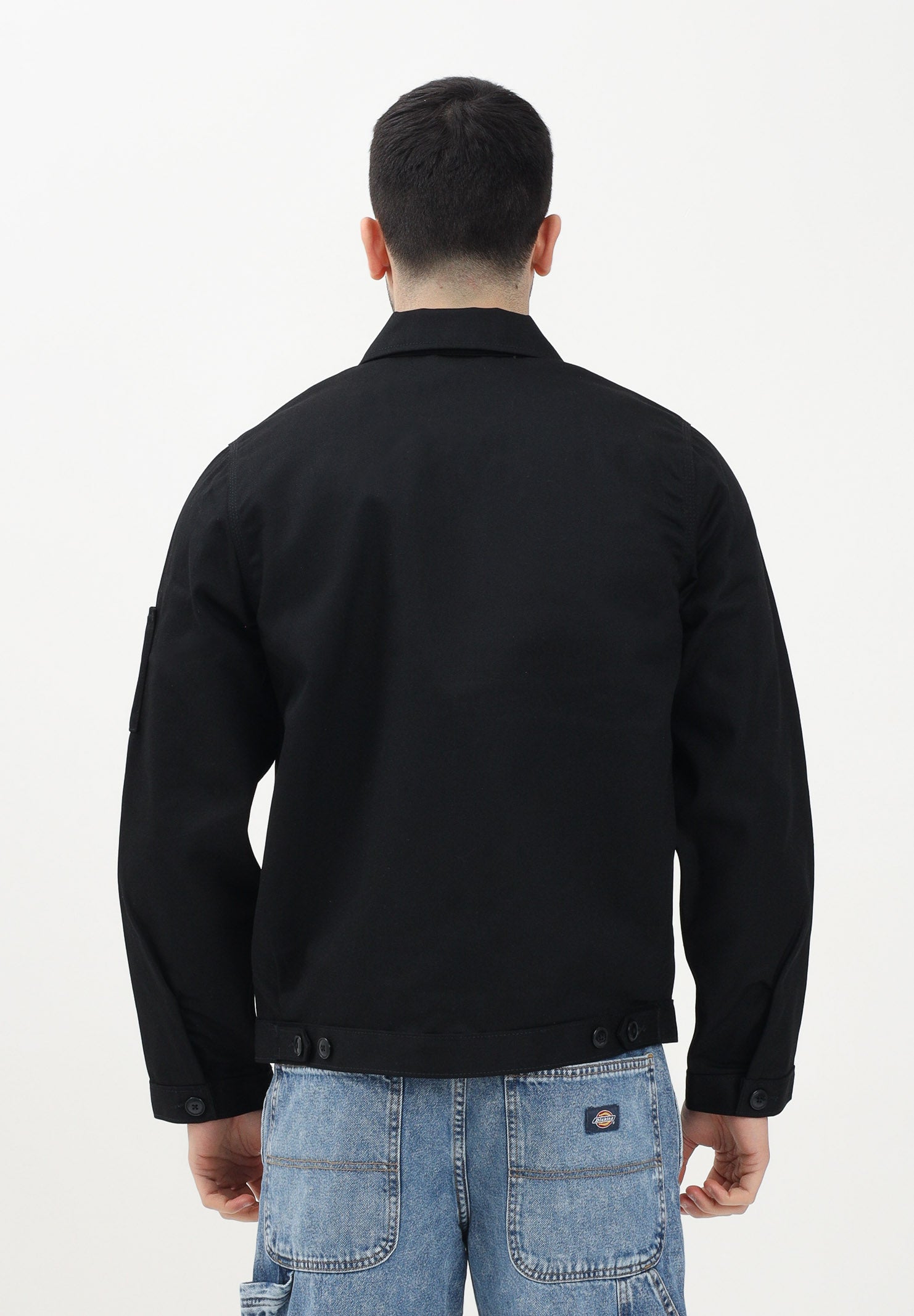 DICKIES Giubbotto Eisenhower nero da uomo DK0A4Y6UBLK1 . DIckies 