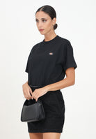 DICKIES T-shirt a manica corta Oakport nera da donna DK0A4Y8LBLK1 . DIckies 