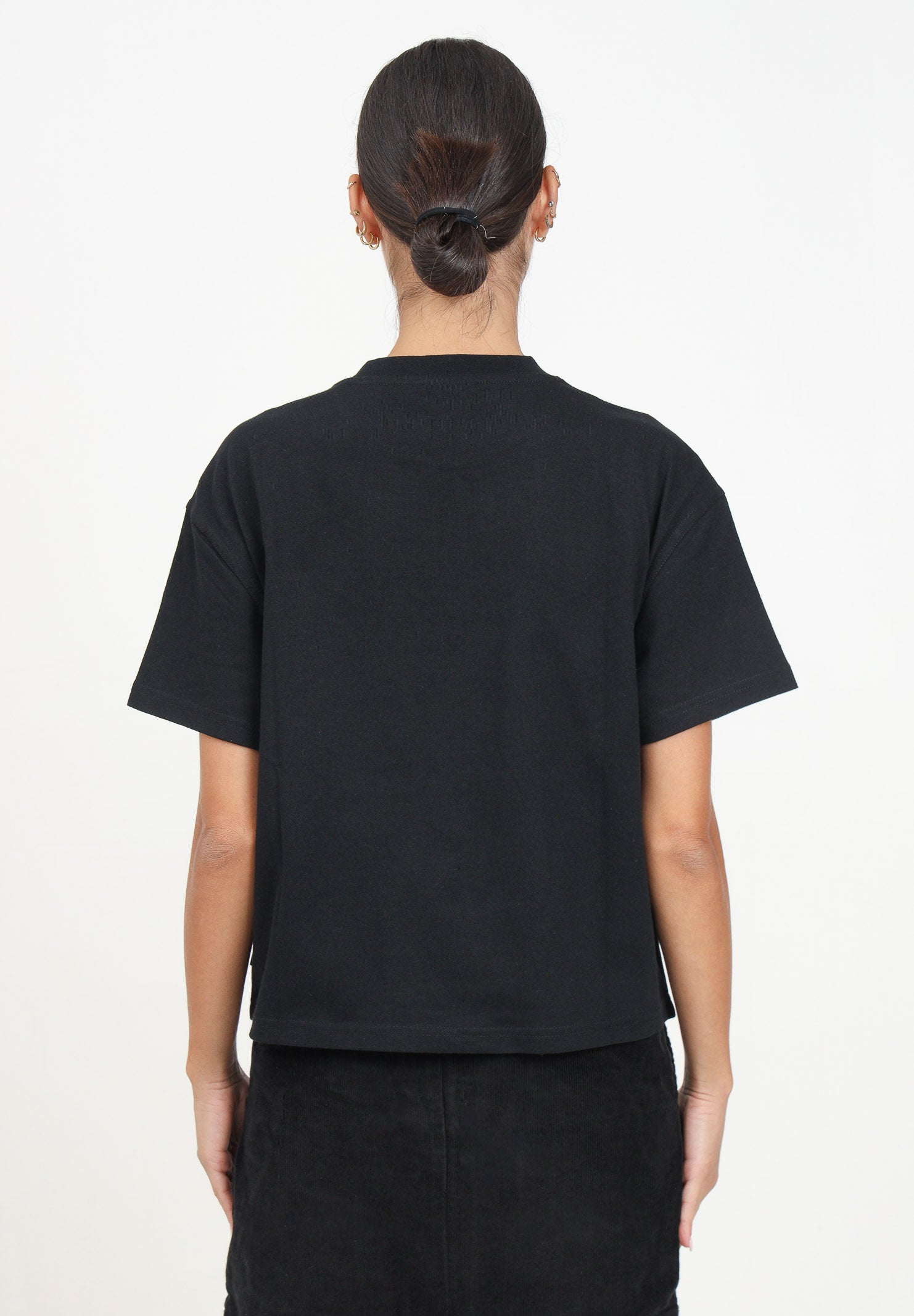 DICKIES T-shirt a manica corta Oakport nera da donna DK0A4Y8LBLK1 . DIckies 