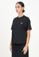 DICKIES T-shirt a manica corta Oakport nera da donna DK0A4Y8LBLK1 . DIckies 