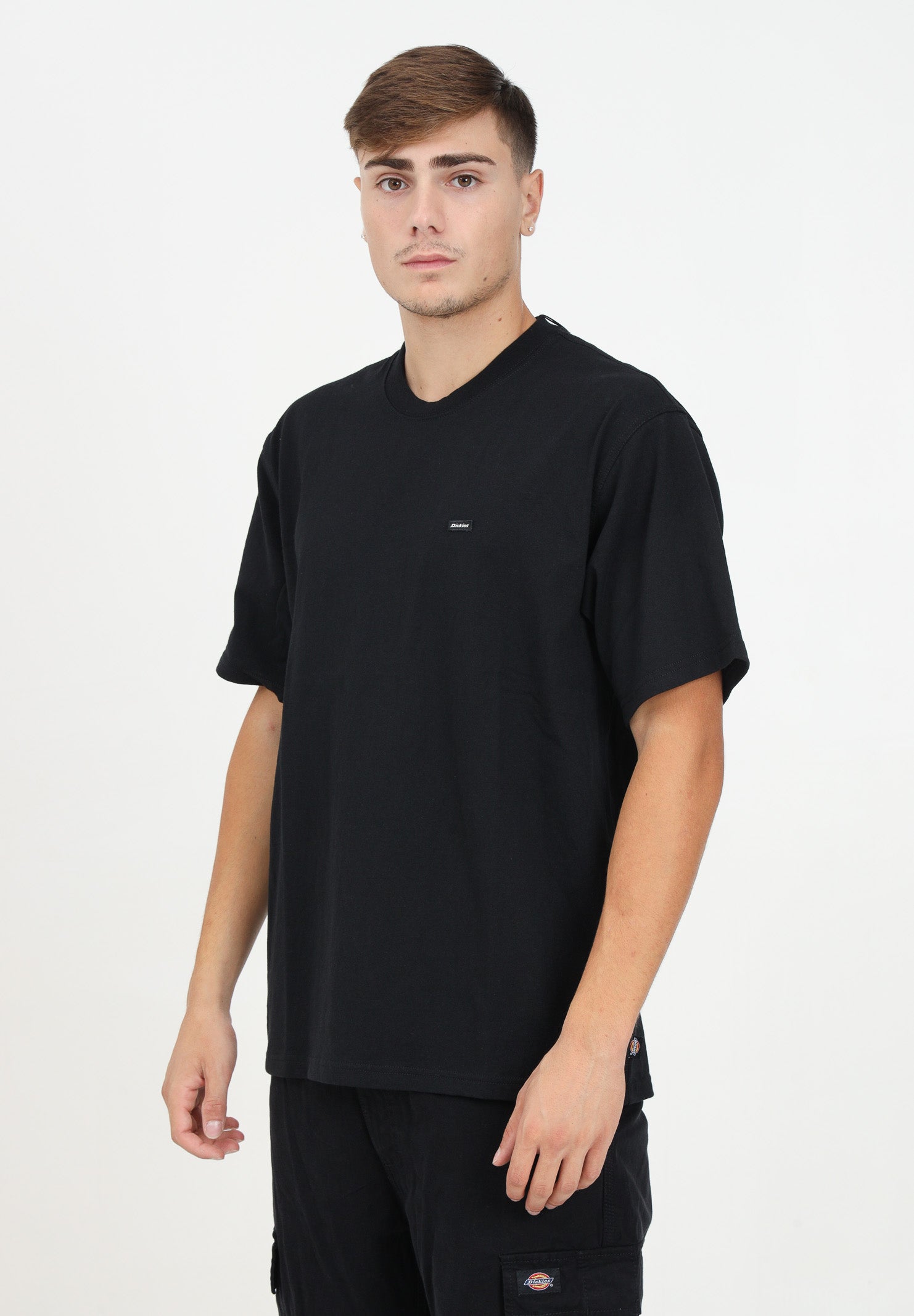 DICKIES T-shirt a manica corta Clancy Heavyweight nera da uomo DK0A4Z4LBLK1 . DIckies 
