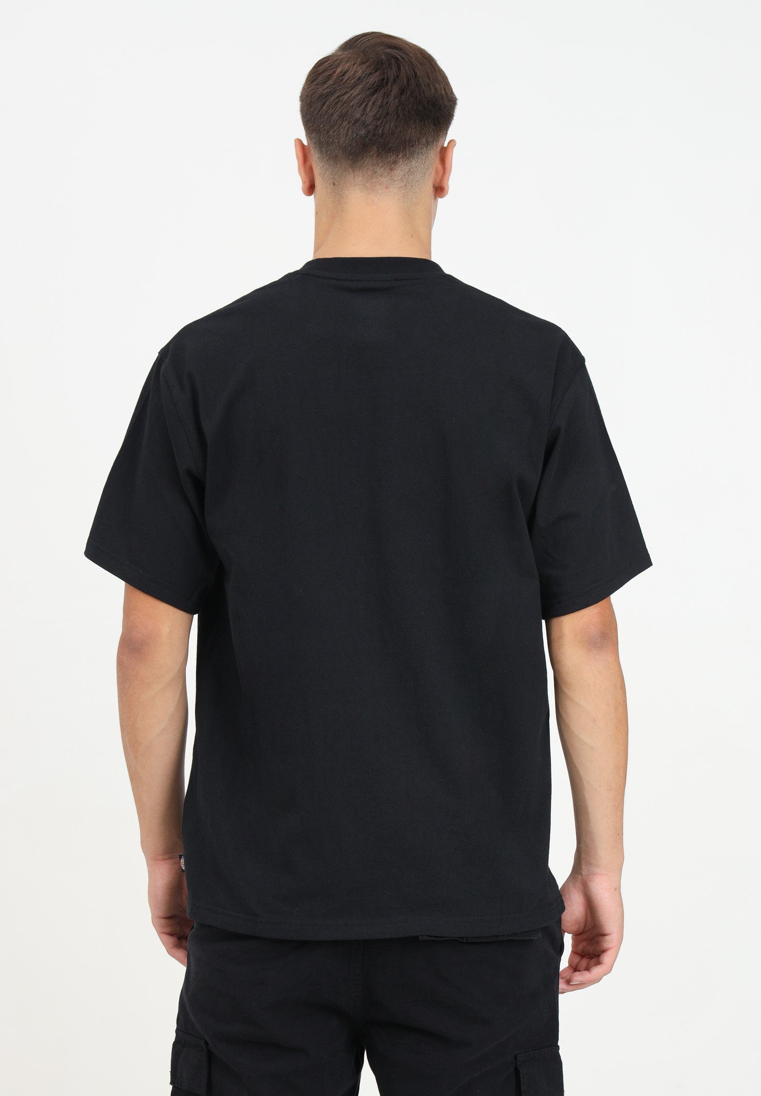 DICKIES T-shirt a manica corta Clancy Heavyweight nera da uomo DK0A4Z4LBLK1 . DIckies 