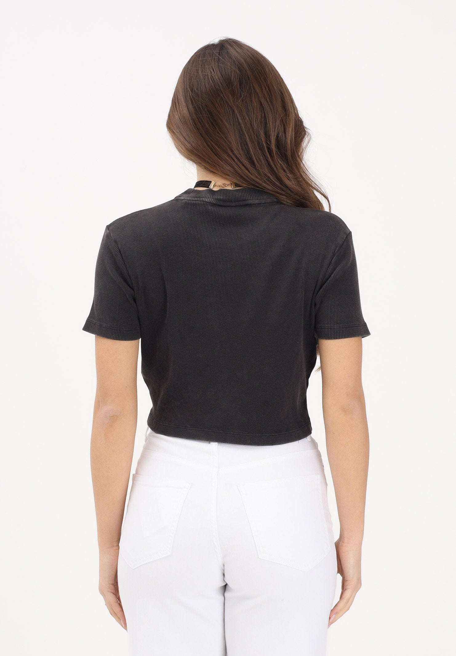DICKIES T-shirt a manica corta Plentywood nera da donna DK0A866FBLK1 . DIckies 