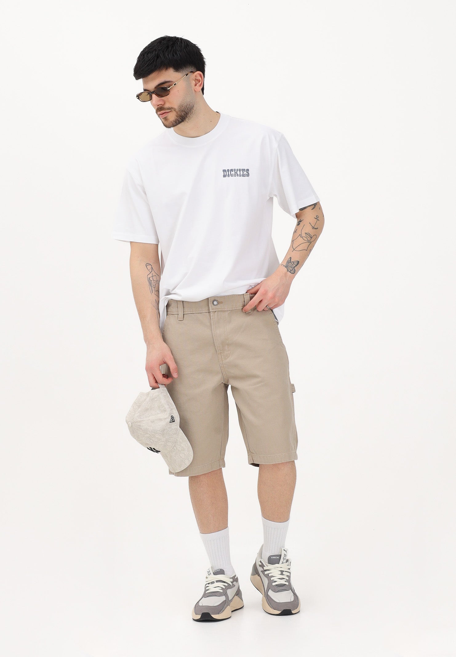 DICKIES Shorts DUCK CANVAS CARPENTER beige da uomo DK0A888G0DS1 . DIckies 