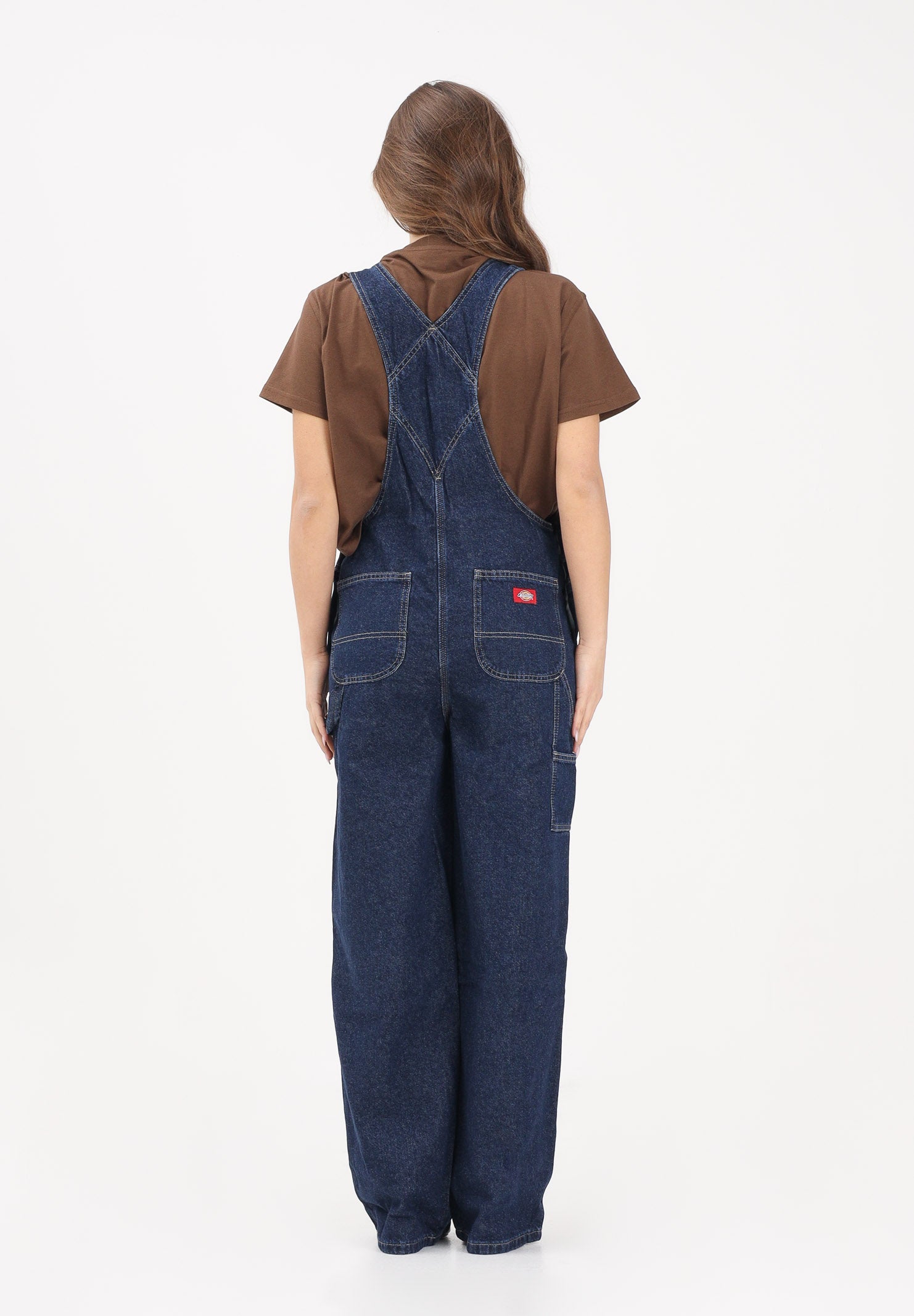 DICKIES Salopette in denim blu da donna DK0A88EC0DD1 . DIckies 