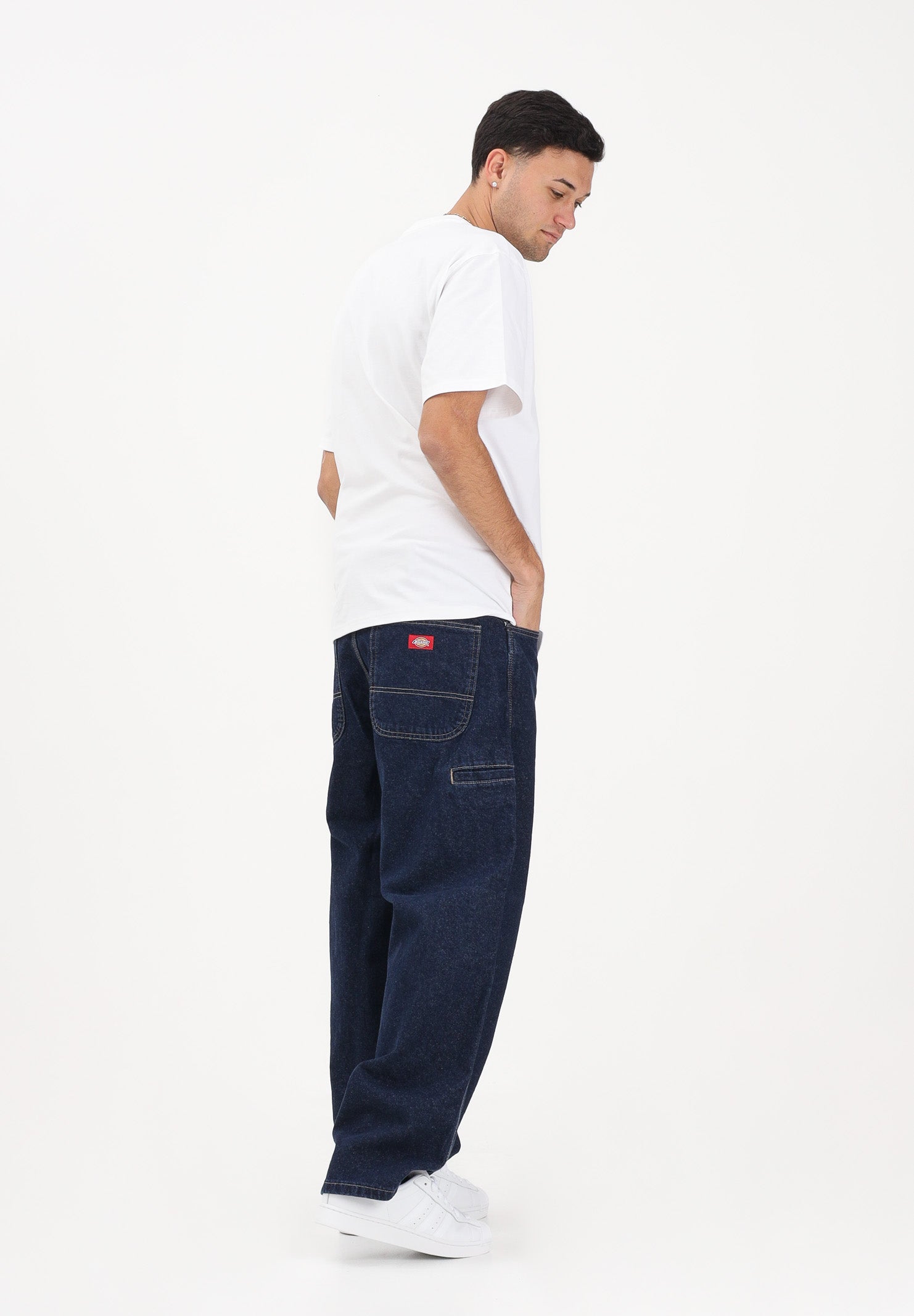 DICKIES Jeans 954 relaxed in denim blu da uomo DK0A88EDRIN1 . DIckies 