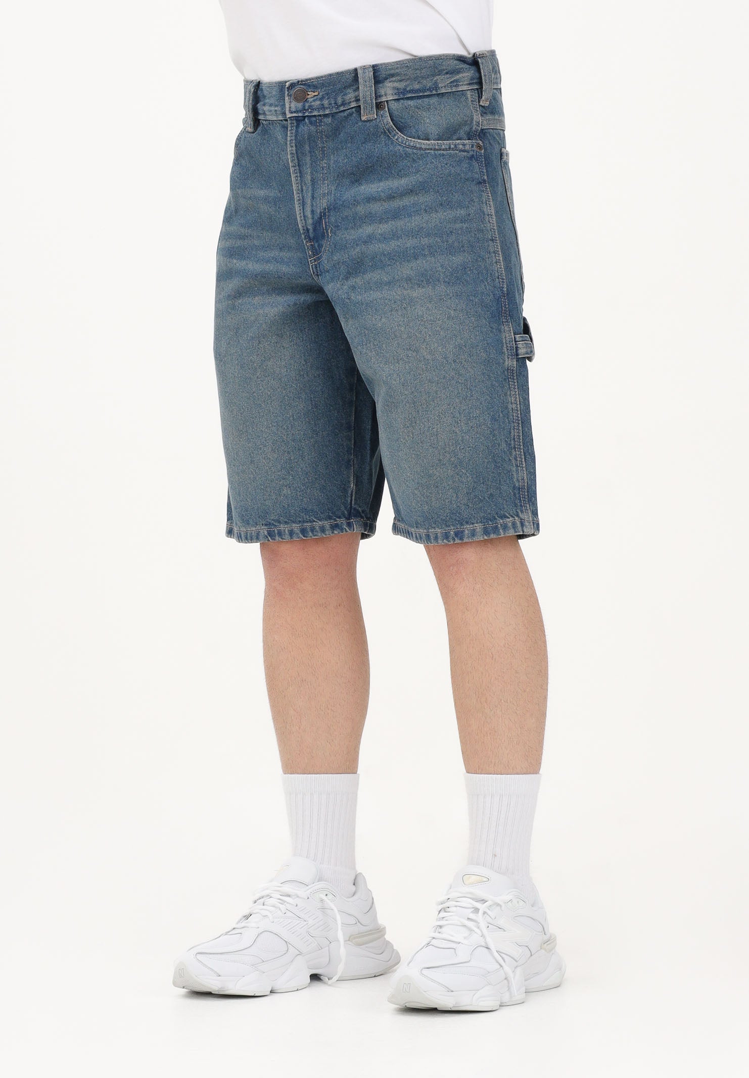 DICKIES Shorts 993 11-Inch Carpenter in denim medio da uomo DK0A88FCL231 . DIckies 
