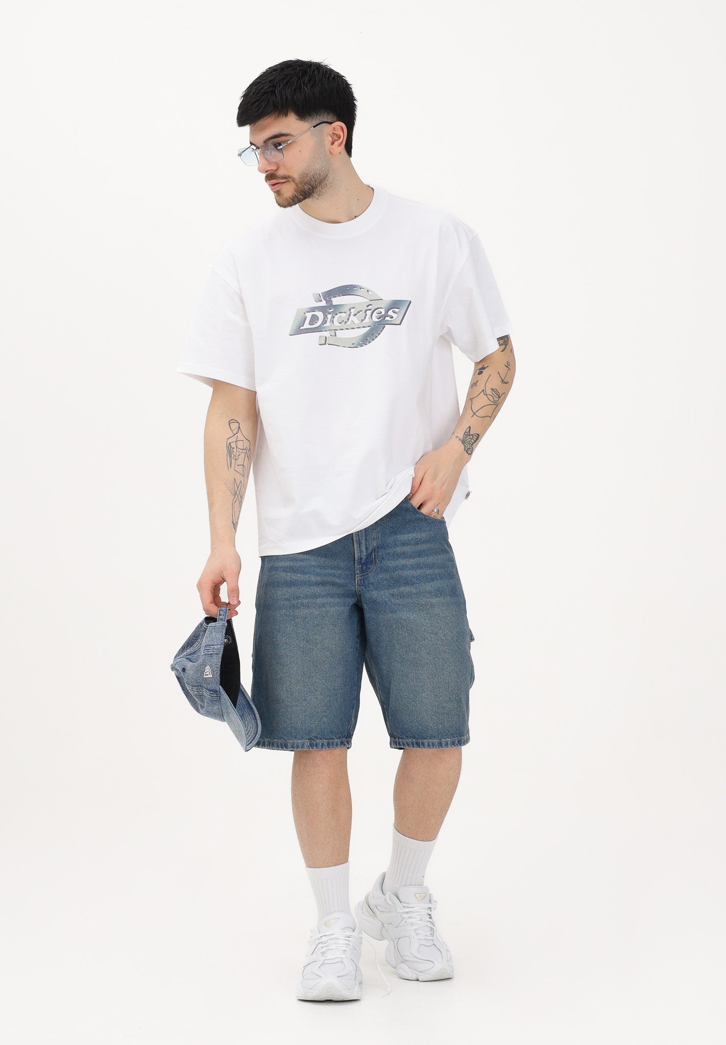 DICKIES Shorts 993 11-Inch Carpenter in denim medio da uomo DK0A88FCL231 . DIckies 