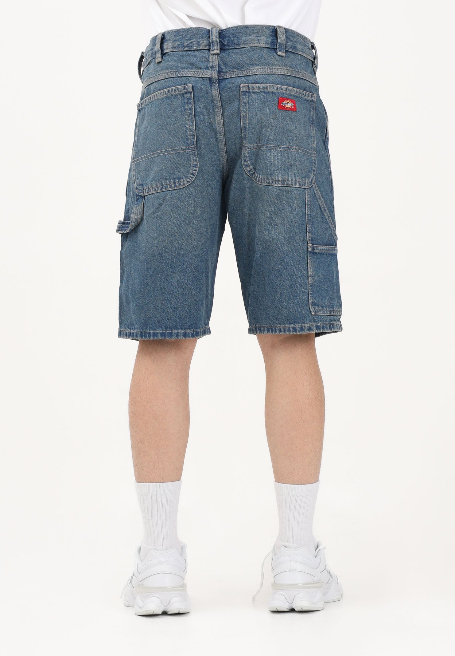 DICKIES Shorts 993 11-Inch Carpenter in denim medio da uomo DK0A88FCL231 . DIckies 