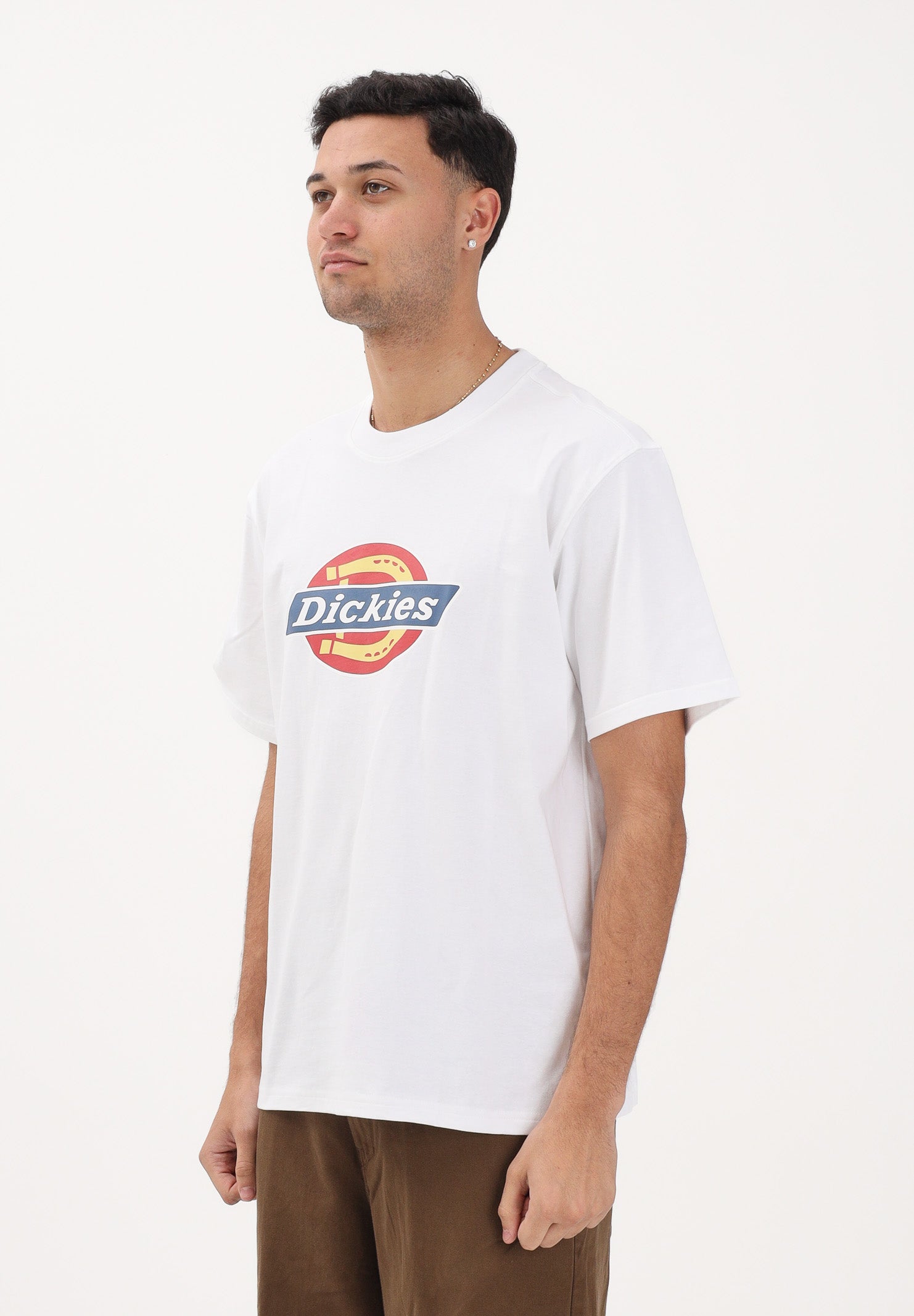 DICKIES T-shirt a manica corta Icon bianca da uomo DK0A88FG0WH1 . DIckies 
