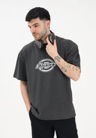 DICKIES T-shirt a manica corta Plainville grigia da uomo DK0A88GNBLK1 . DIckies 