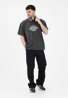 DICKIES T-shirt a manica corta Plainville grigia da uomo DK0A88GNBLK1 . DIckies 