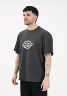 DICKIES T-shirt a manica corta Plainville grigia da uomo DK0A88GNBLK1 . DIckies 