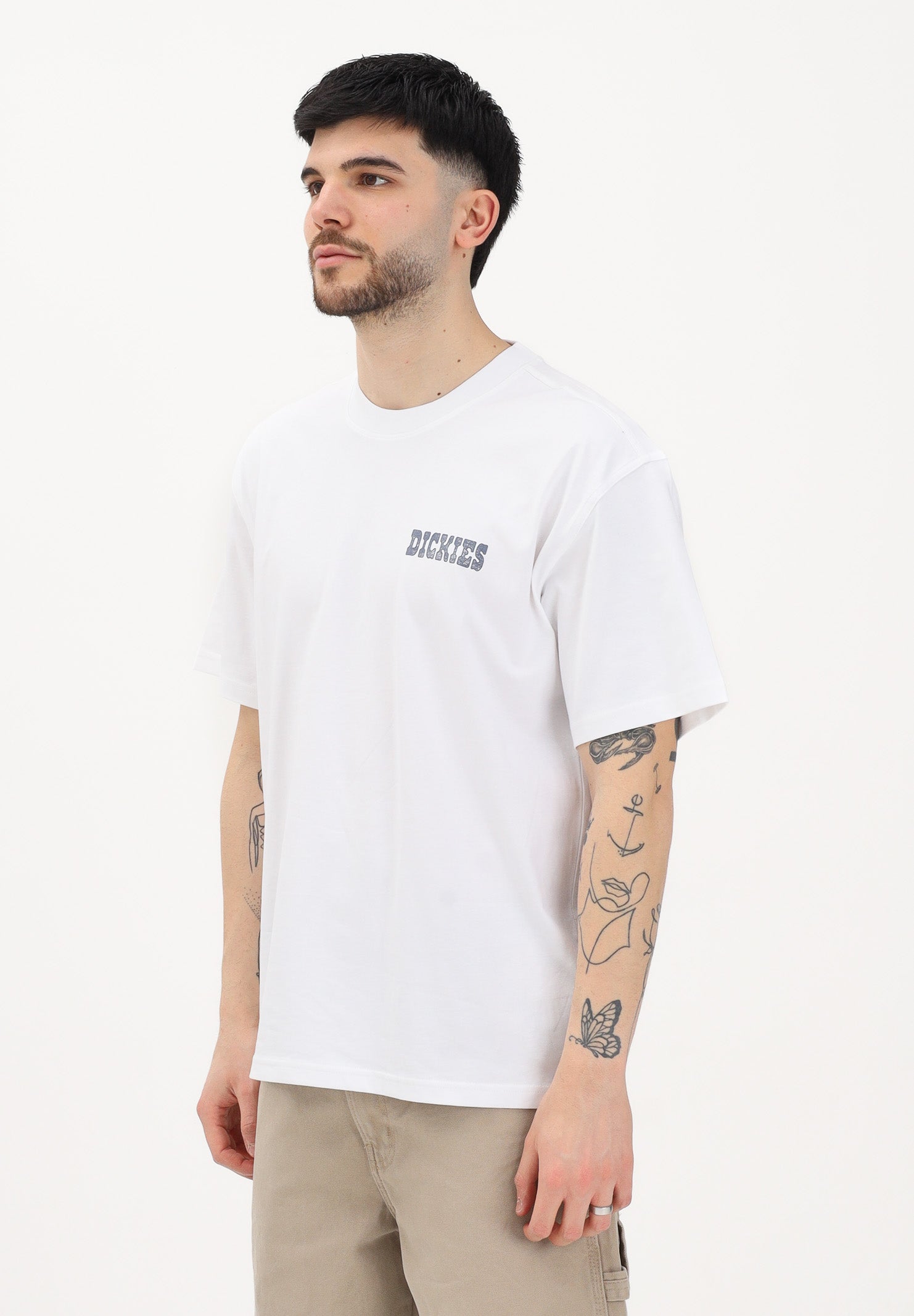 DICKIES T-shirt a manica corta Plain City bianca da uomo DK0A88JI0WH1 . DIckies 