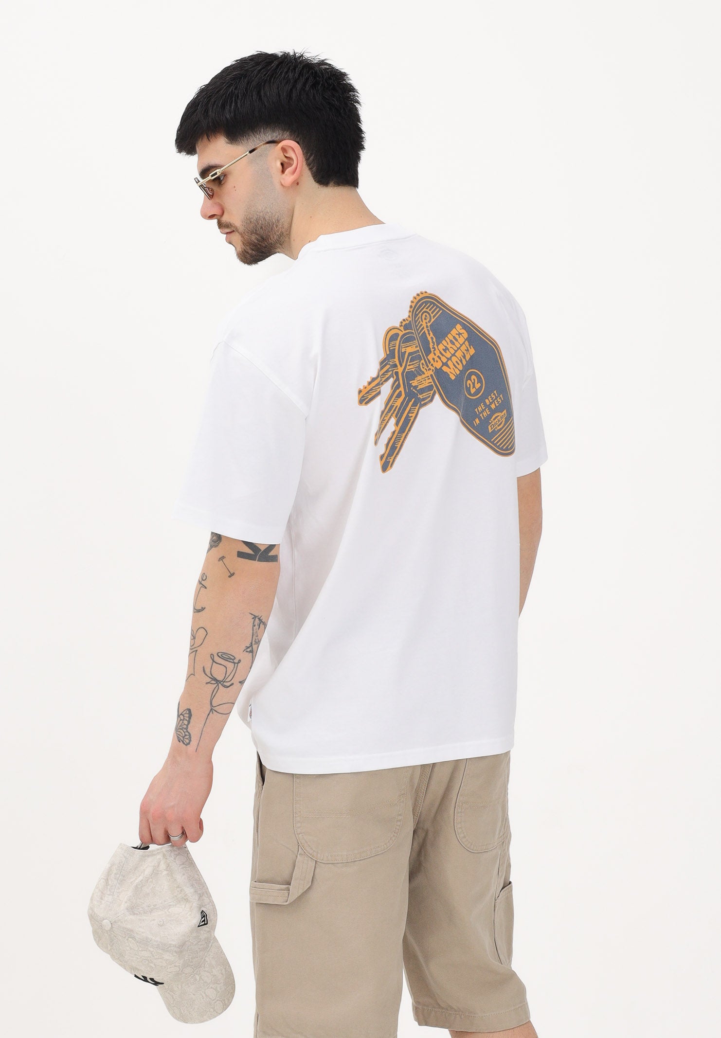 DICKIES T-shirt a manica corta Plain City bianca da uomo DK0A88JI0WH1 . DIckies 