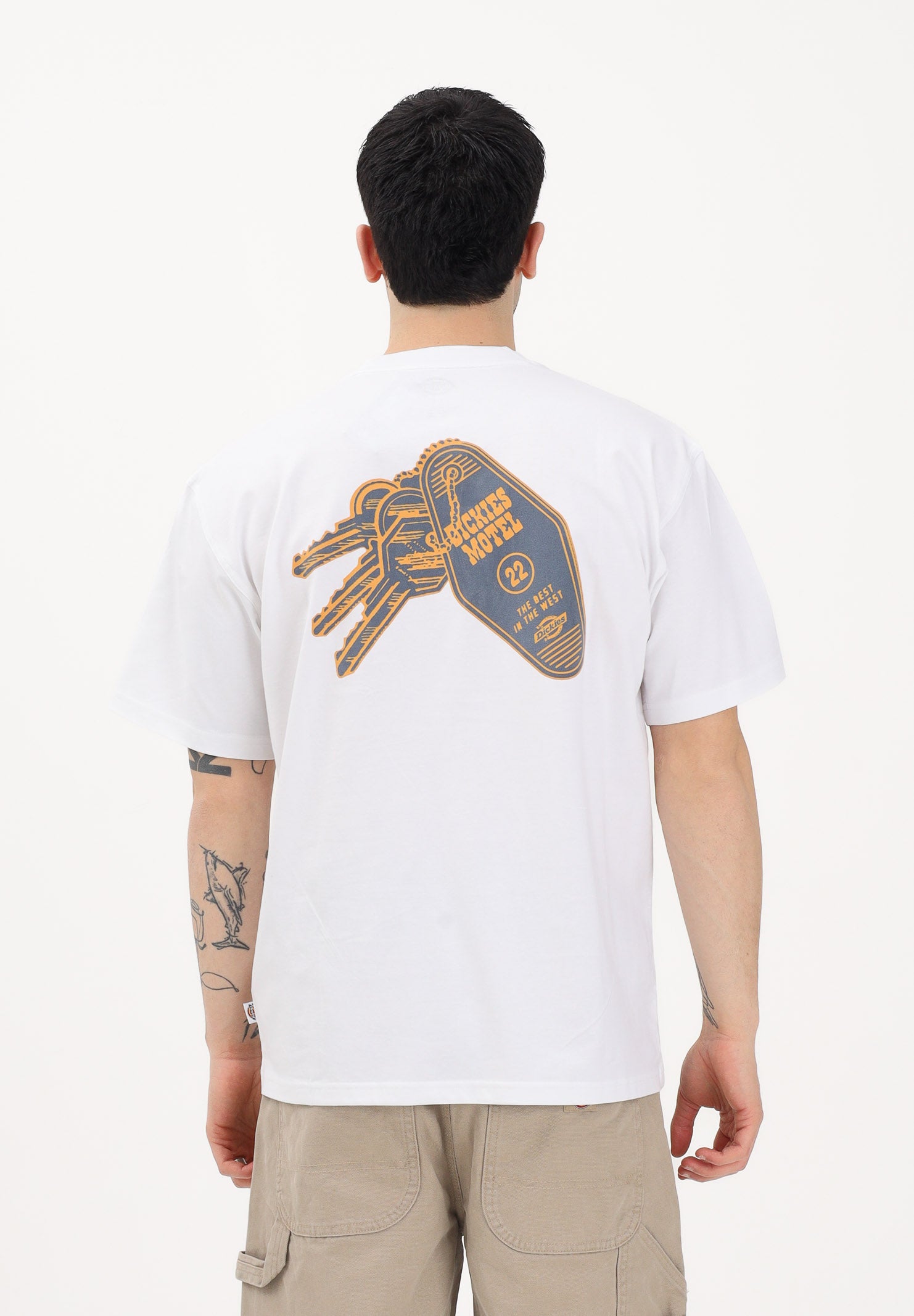 DICKIES T-shirt a manica corta Plain City bianca da uomo DK0A88JI0WH1 . DIckies 