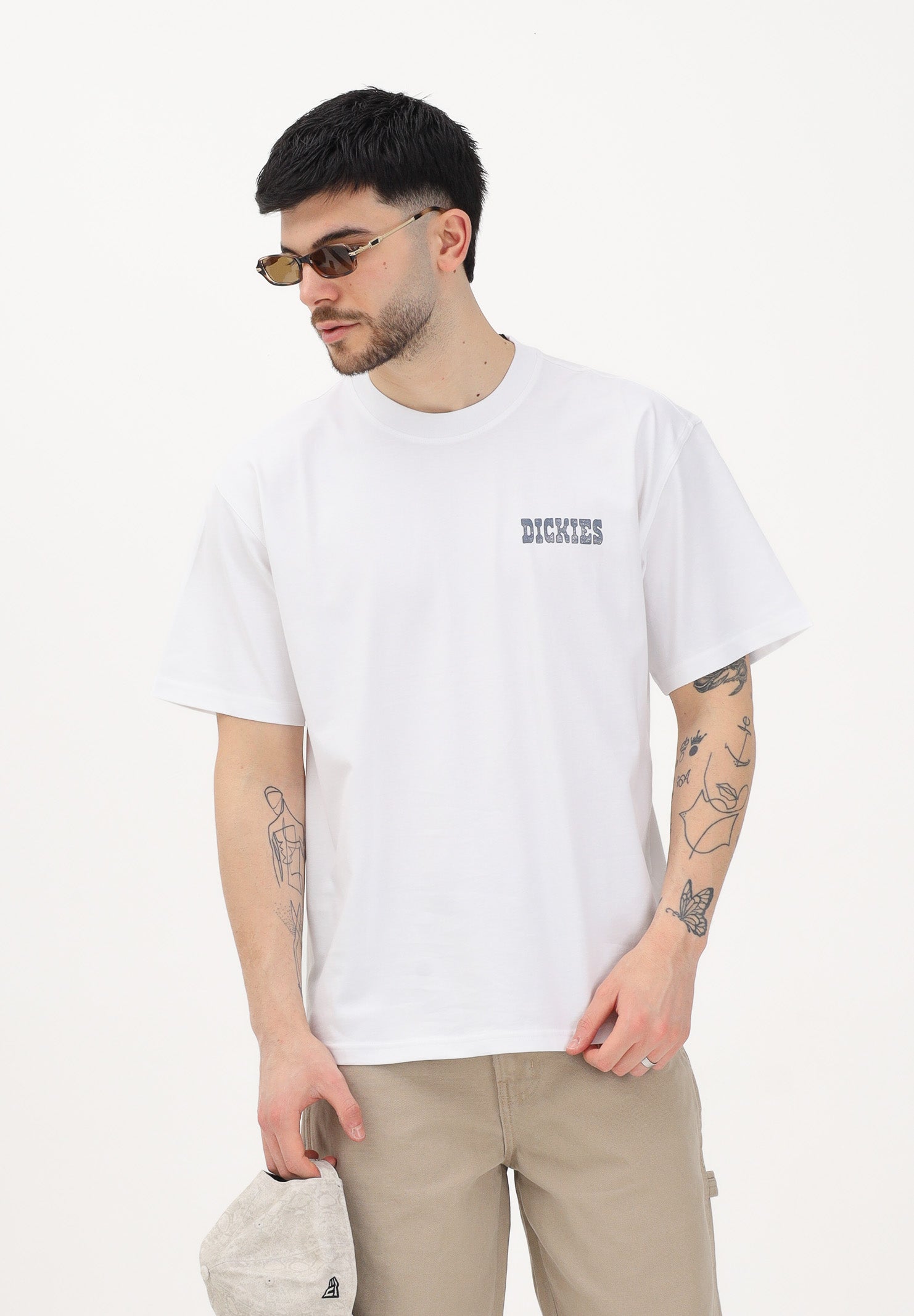 DICKIES T-shirt a manica corta Plain City bianca da uomo DK0A88JI0WH1 . DIckies 
