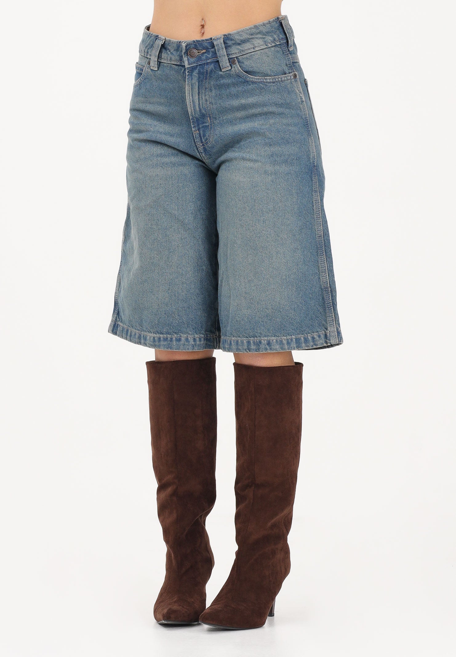 DICKIES Bermuda 957 13-Inch in denim vintage da donna DK0A88JSL231 . DIckies 