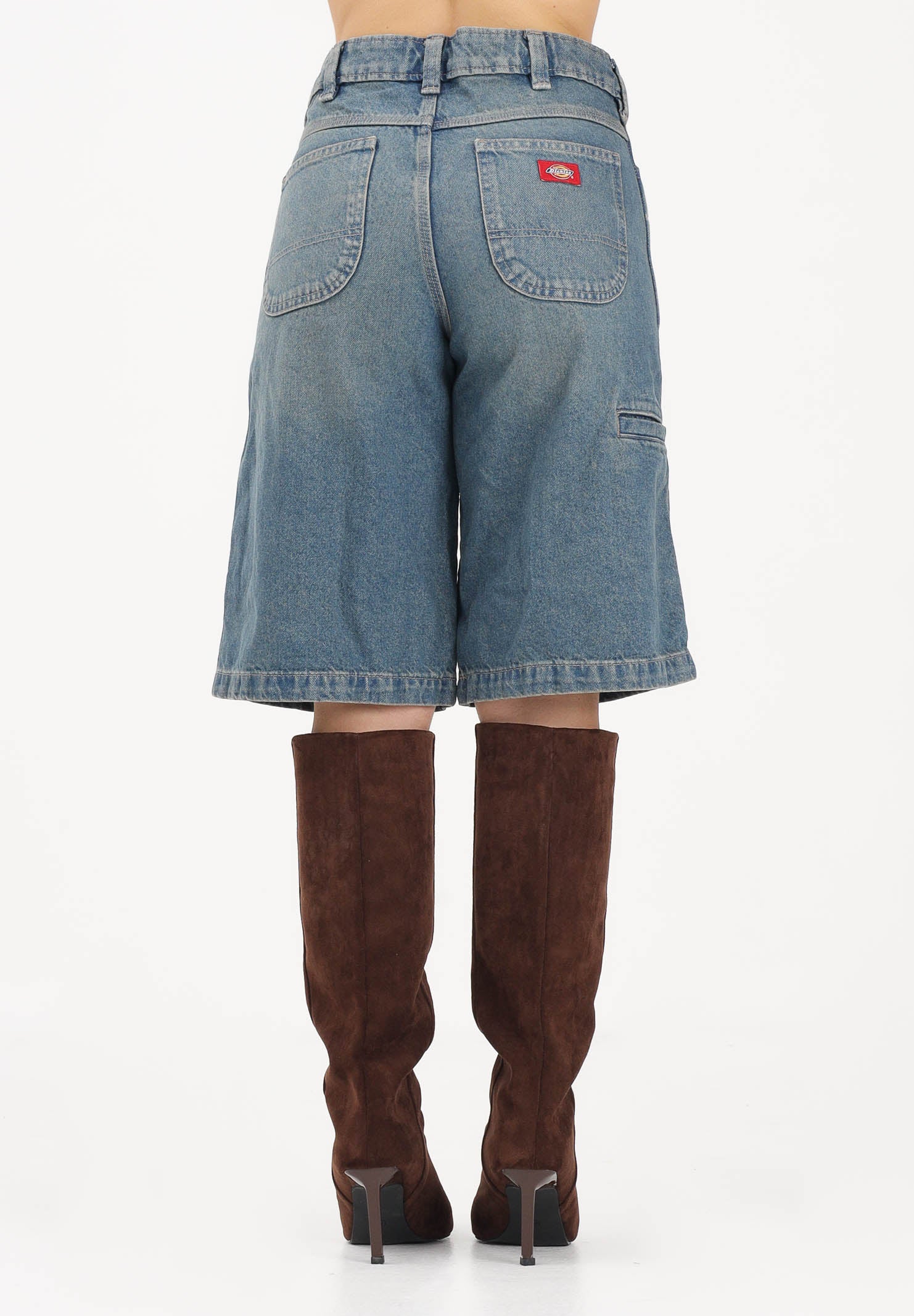DICKIES Bermuda 957 13-Inch in denim vintage da donna DK0A88JSL231 . DIckies 