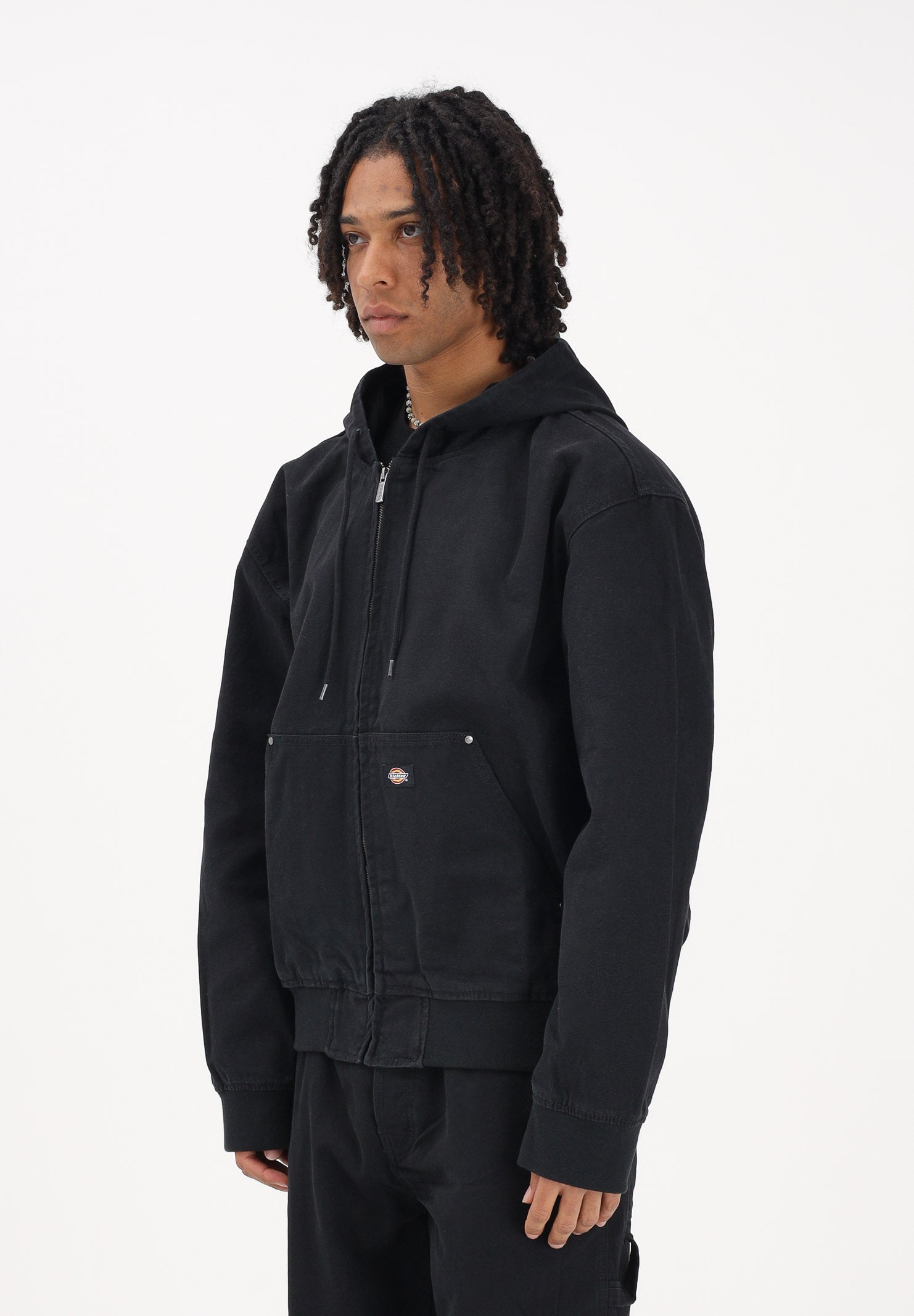 DICKIES Giubbotto in denim nero da uomo DK0A88JZBLK1 . DIckies 