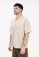 DICKIES Camicia a manica corta Unionville beige da uomo DK0A88N90ST1 . DIckies 