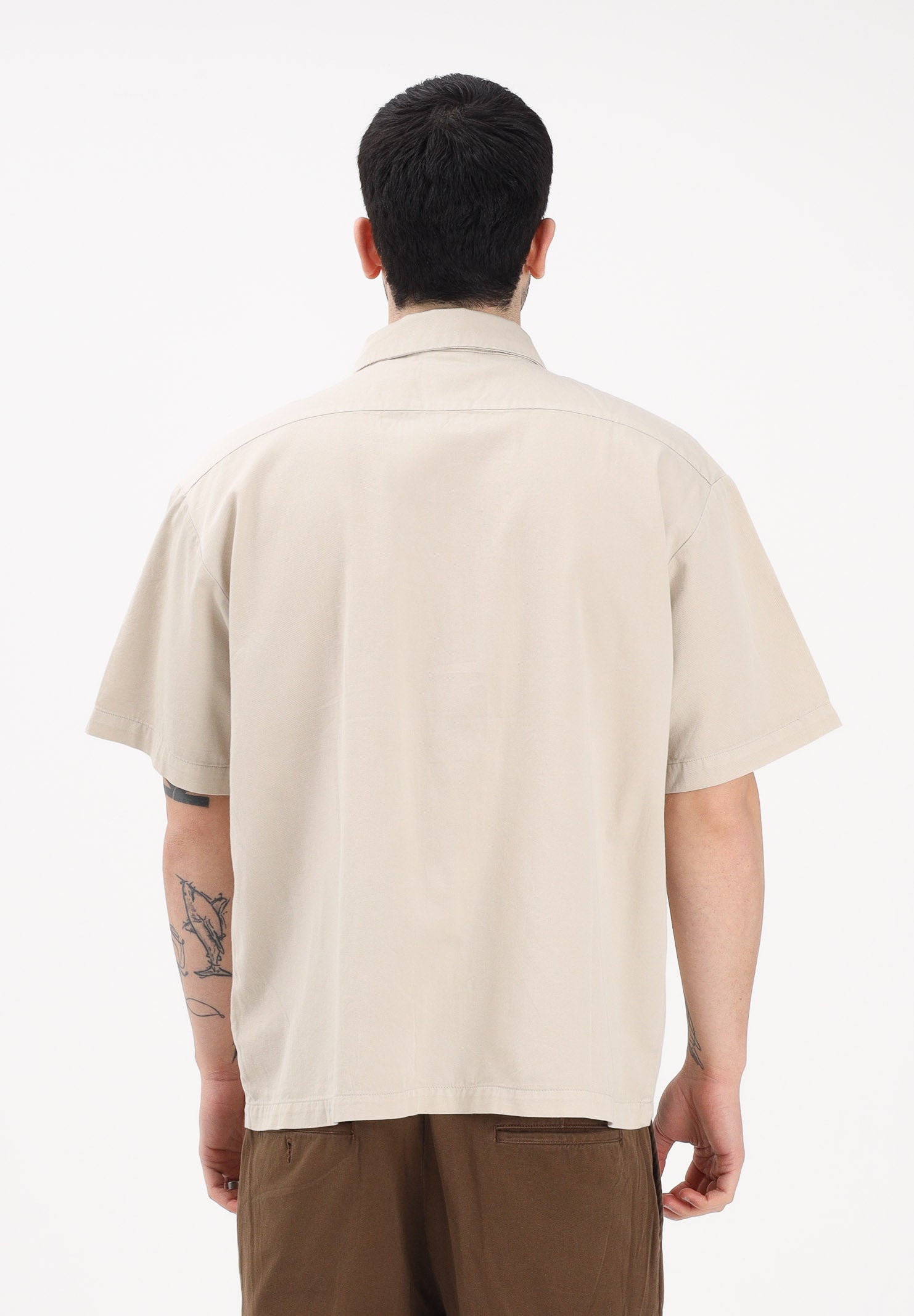 DICKIES Camicia a manica corta Unionville beige da uomo DK0A88N90ST1 . DIckies 