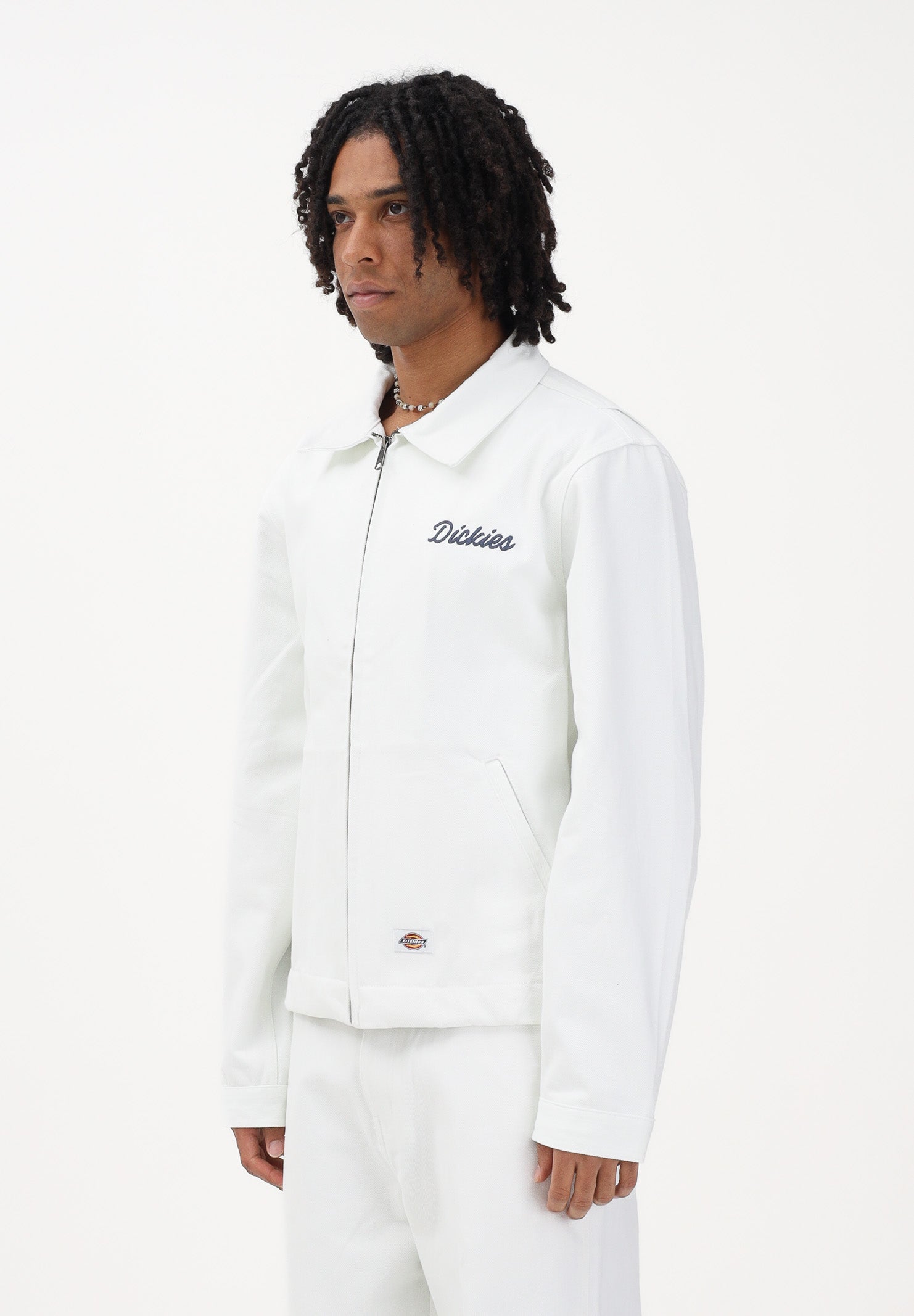 DICKIES Giubbotto Wellsville in denim bianco da uomo DK0A88PF0WH1 . DIckies 