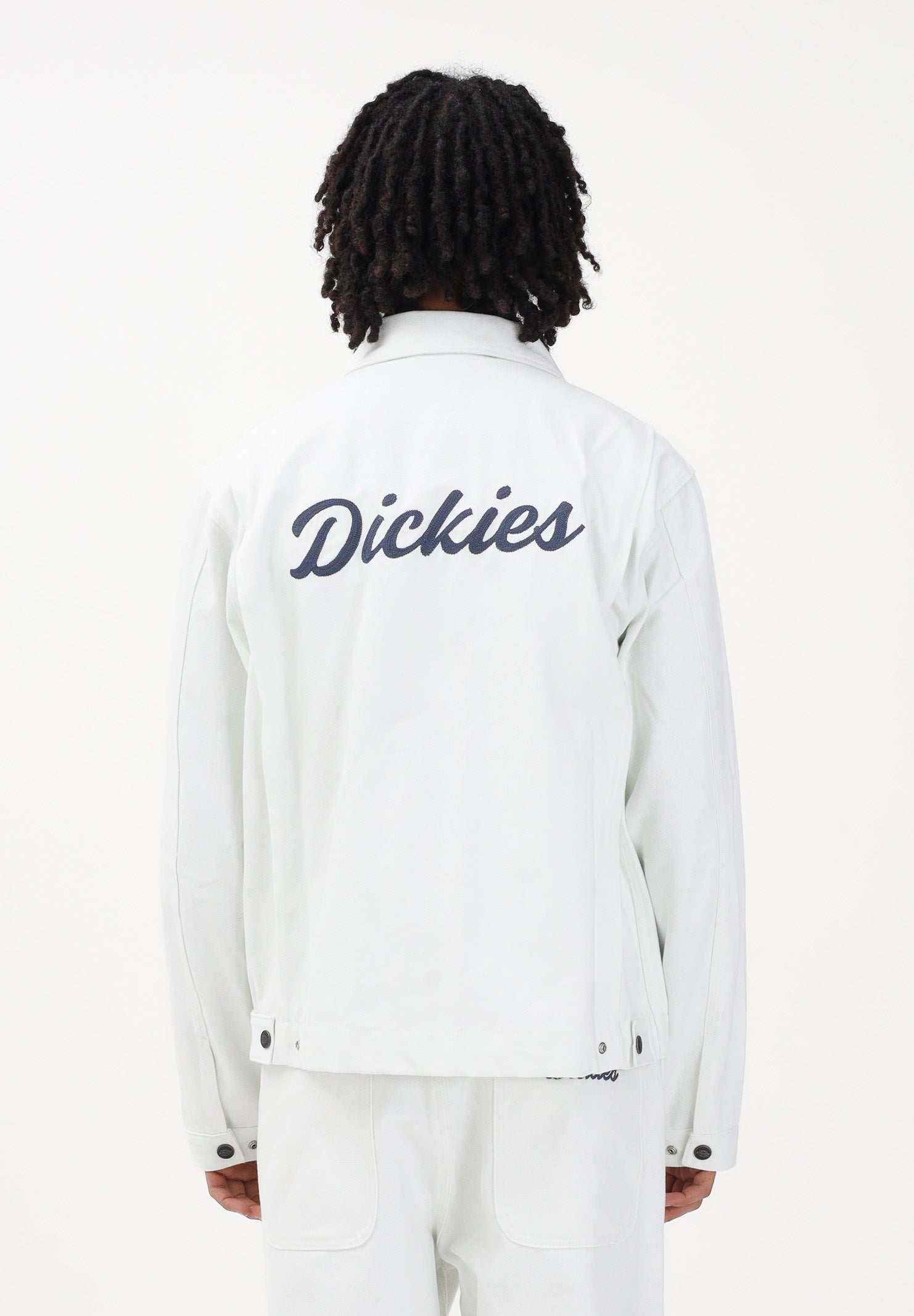 DICKIES Giubbotto Wellsville in denim bianco da uomo DK0A88PF0WH1 . DIckies 