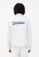 DICKIES Giubbotto Wellsville in denim bianco da uomo DK0A88PF0WH1 . DIckies 