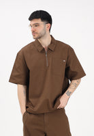 DICKIES Camicia a manica corta Cadiz marrone da uomo DK0A88PI0TB1 . DIckies 