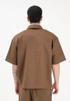 DICKIES Camicia a manica corta Cadiz marrone da uomo DK0A88PI0TB1 . DIckies 