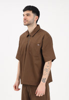 DICKIES Camicia a manica corta Cadiz marrone da uomo DK0A88PI0TB1 . DIckies 
