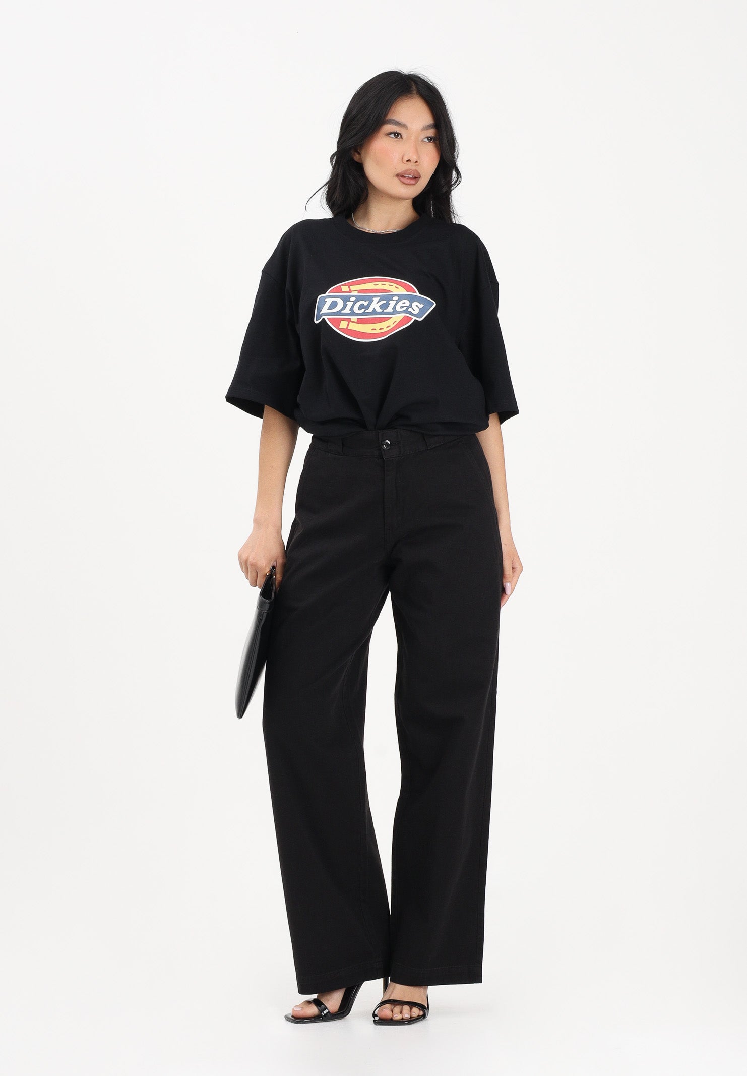 DICKIES Pantalone 247 nero da donna DK0A8DLHBLK1 . DIckies 