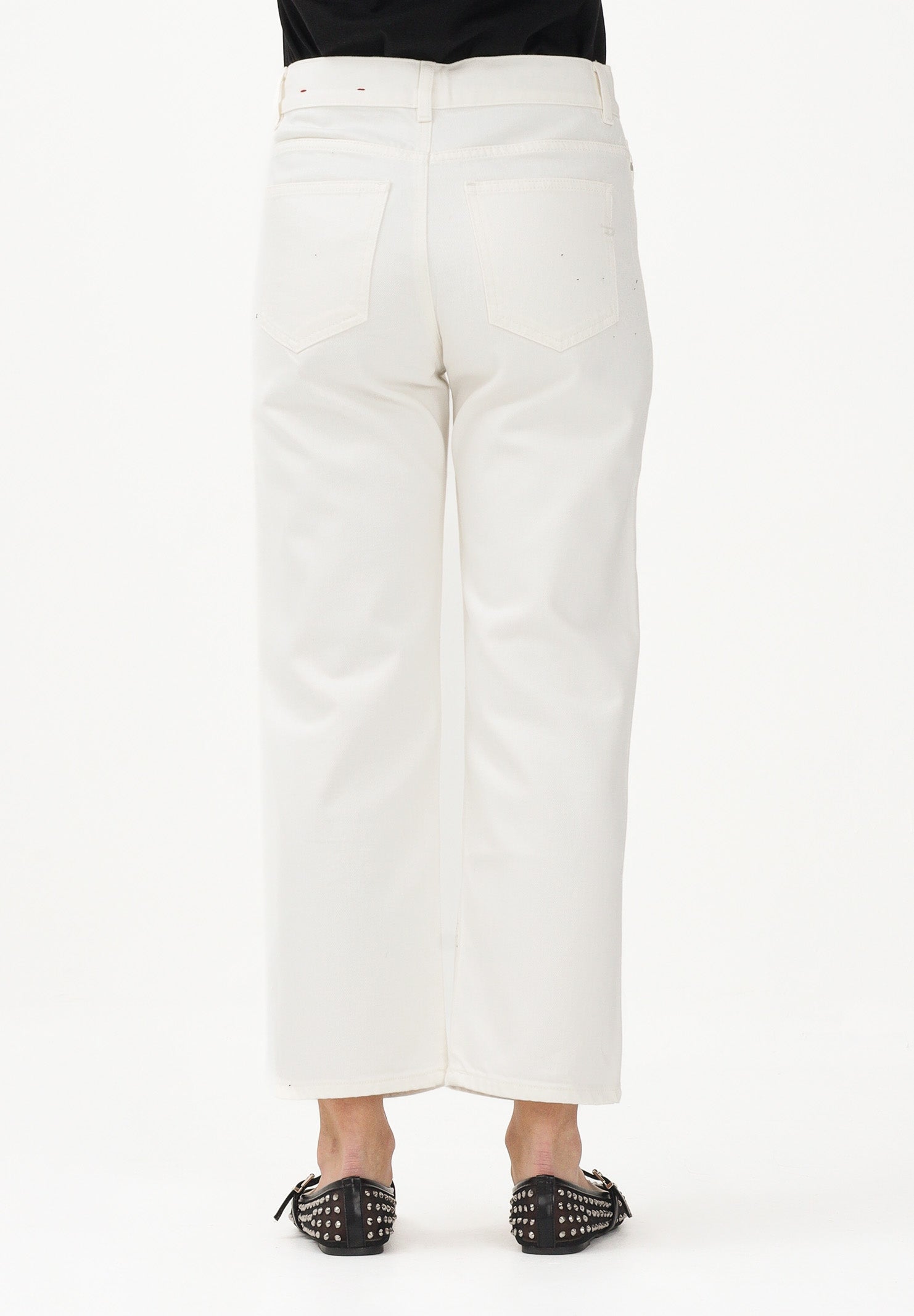 DIESEL Jeans in denim bianco per donna, ragazze e bambine con strass J00817KXBRP K141 DIESEL 