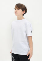 DIESEL T-shirt a manica corta bianca per donna, ragazzi e bambini con maxi logo Oval D J022760HGAM K100 DIESEL 