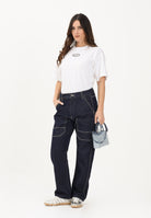 DIESEL Jeans D-Berr in denim scuro per donna, ragazzi e bambini J02330KXBRN K01 DIESEL 