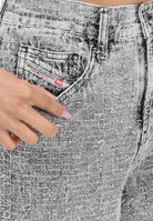 DIESEL Bermuda in denim grigio per donna, ragazzi e bambini J02345KXBR5 K02 DIESEL 