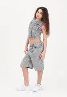 DIESEL Bermuda in denim grigio per donna, ragazzi e bambini J02345KXBR5 K02 DIESEL 