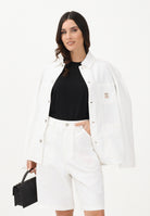 DIESEL Giubbotto di jeans bianco per donna, bambino e bambina con logo J02546KXBRZ K141 DIESEL 