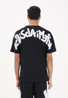 DISCLAIMER T-shirt a manica corta nera da uomo con stampa logo 26EDS55401 NEBI DISCLAIMER 