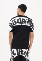 DISCLAIMER T-shirt a manica corta nera da uomo con stampa logo sul retro 26EDS55432 NEBI DISCLAIMER 