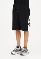 DISCLAIMER Shorts nero da uomo con stampa sul retro 26EDS55433 NEBI DISCLAIMER 