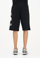 DISCLAIMER Shorts sportivo nero da uomo con logo 26EDS55435 NE DISCLAIMER 