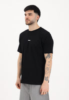 DISCLAIMER T-shirt a manica corta nera da uomo con stampa grafica posteriore 26EDS55445 NE DISCLAIMER 