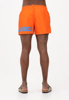 DSQUARED2 Shorts mare arancione da uomo con stampa logo D7B5C6750 810 DSQUARED2 